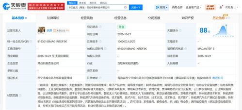 中國(guó)五礦集團(tuán)等聯(lián)合在青海成立低空綠算科技公司，注冊(cè)資本1億元，聚焦數(shù)據(jù)處理服務(wù)